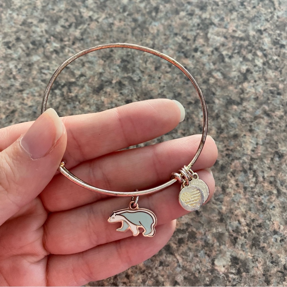 Alex & Ani Polar Bear Bracelet